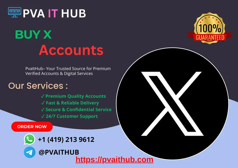 Twitter X Accounts – Established Profiles | PVAITHUB